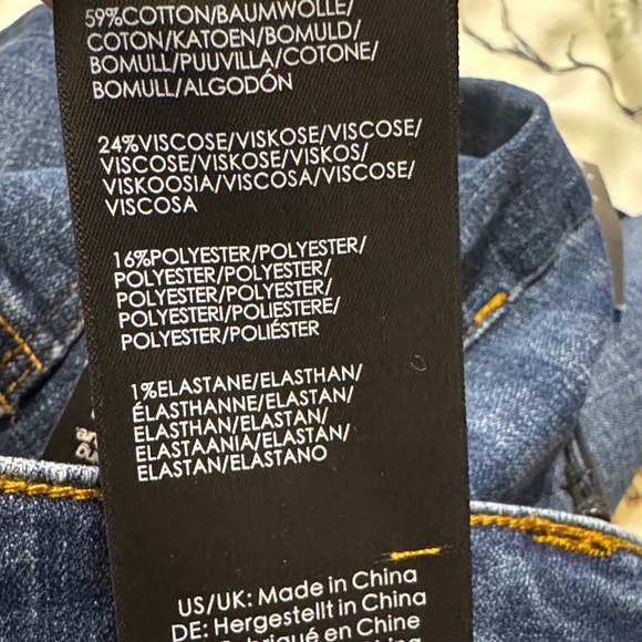 NWT Liverpool Los Angeles Abby High Rise Ankle Skinny Dark Blue Jeans - Picture 9 of 10